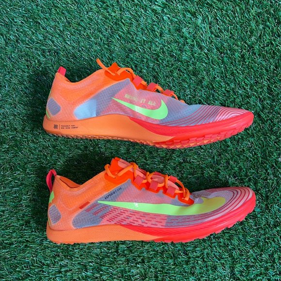Nike Zoom Victory Waffle 5 AJ0846-801 Orange Track Field Shoes Men’s Sz NEW